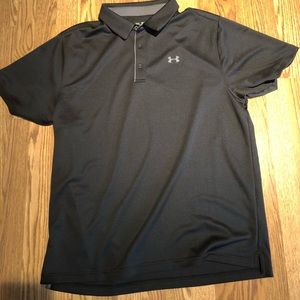Men’s Black Under Armour Polo, 2xl